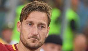 Francesco Totti il giorno dell'addio dal calcio giocato - Foto ANSA - Dotsport.it