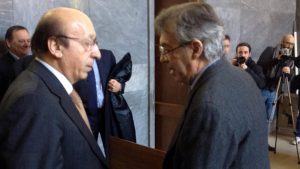 Massimo Moratti e Luciano Moggi - Foto ANSA - Dotsport.it