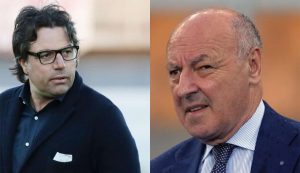 Cristiano Giuntoli e Beppe Marotta - Foto ANSA - Dotsport.it