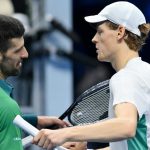 Jannik Sinner e Nole Djokovic prima di affrontarsi - Foto ANSA - Dotsport.it