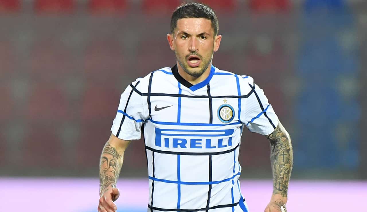 Stefano Sensi in campo con la maglia dell'Inter - Foto ANSA - Dotsport.it