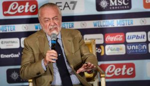 Il Napoli di De Laurentiis scartato dal ragazzino.