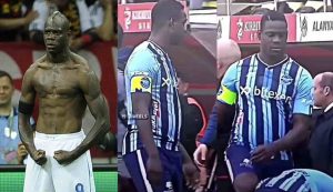 Mario Balotelli prima e dopo - Foto ANSA + X - Dotsport.it