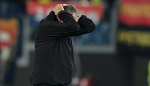 Lazio, possibile esonero in vista per Sarri.