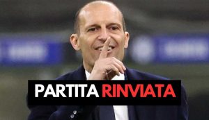 Juventus-Udinese non si gioca.