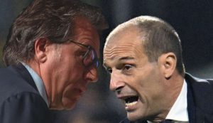 Cristiano Giuntoli e Max Allegri - Foto ANSA + Lapresse - Dotsport.it