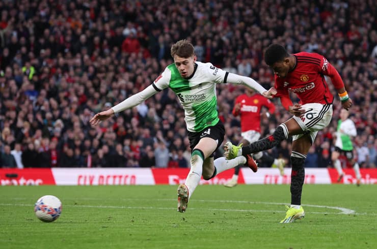 Diallo in Manchester United vs Liverpool - Foto ANSA - Dotsport.it
