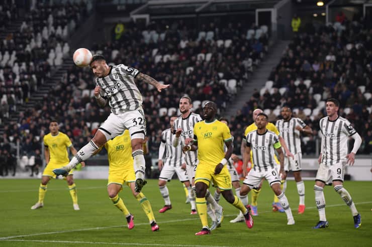 Juventus vs Nantes della scorsa Europa League - Foto Lapresse - Dotsport.it