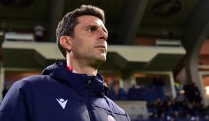 Thiago Motta in panchina a Bergamo - Foto ANSA - Dotsport.it