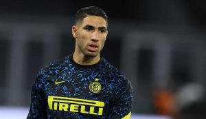 Hakimi con la maglia dell'Inter - Foto Lapresse - Dotsport.it