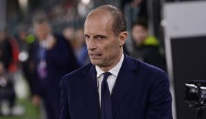 Max Allegri infuriato in panchina - Foto Lapresse - Dotsport.it