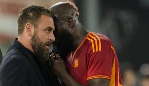 Daniele De Rossi e Romelu Lukaku - Foto Lapresse - Dotsport.it