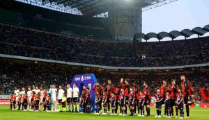 San Siro in una recente partita del Milan - Foto Lapresse - Dotsport.it