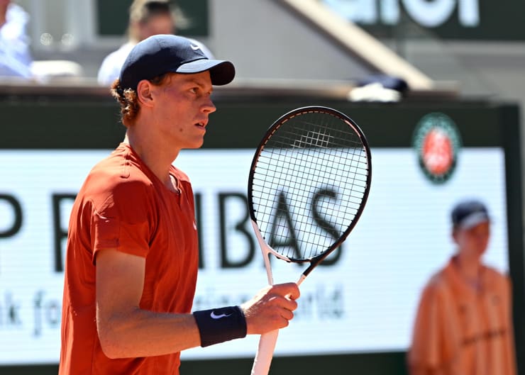 Jannik Sinner al Roland Garros - Foto ANSA - Dotsport.it