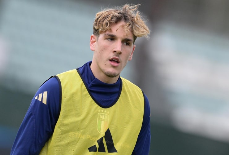 Zaniolo in allenamento - Foto Lapresse - Dotsport.it