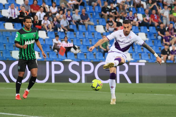Castrovilli in campo con la maglia della Fiorentina - Foto Lapresse - Dotsport.it