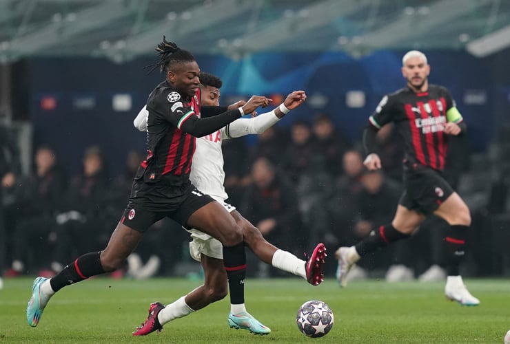 Emerson Royal con la maglia del Tottenham contro il Milan - Foto Lapresse - Dotsport.it