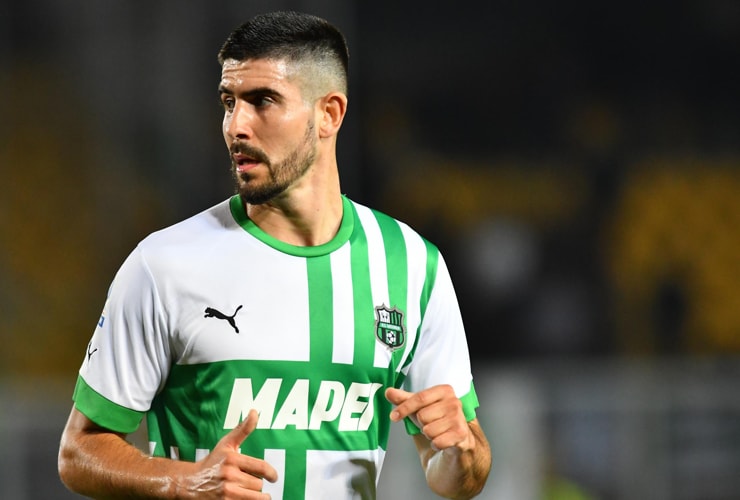 Erlic in campo con la maglia del Sassuolo - Foto Lapresse - Dotsport.it