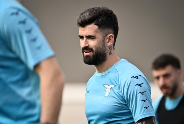 Hysaj in campo con la maglia della Lazio - Foto Lapresse - Dotsport.it