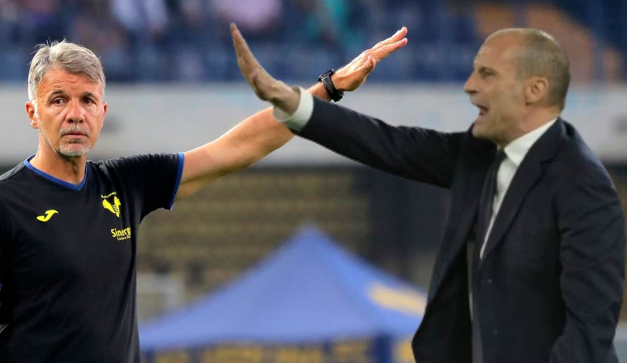 Marco Baroni e Max Allegri - Foto Lapresse - Dotsport.it