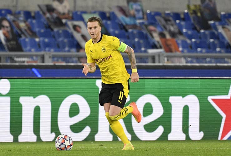 Marco Reus in campo con la maglia del Borussia Dortmund - Foto Lapresse - Dotsport.it