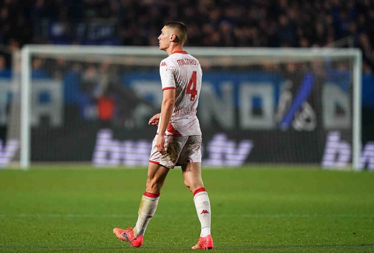 Milenkovic con la maglia della Fiorentina - Foto Lapresse - Dotsport.it