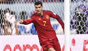 Alvaro Morata con la maglia della Spagna - Foto Lapresse - Dotsport.it