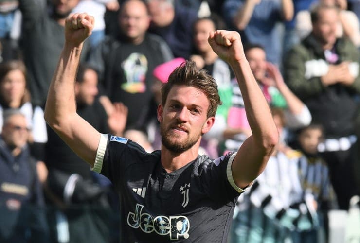 Daniele Rugani festeggia una rete - Foto ANSA - Dotsport.it