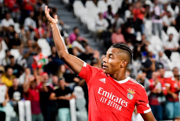 David Neres a segno all'Allianz Stadium - Foto Lapresse - Dotsport.it