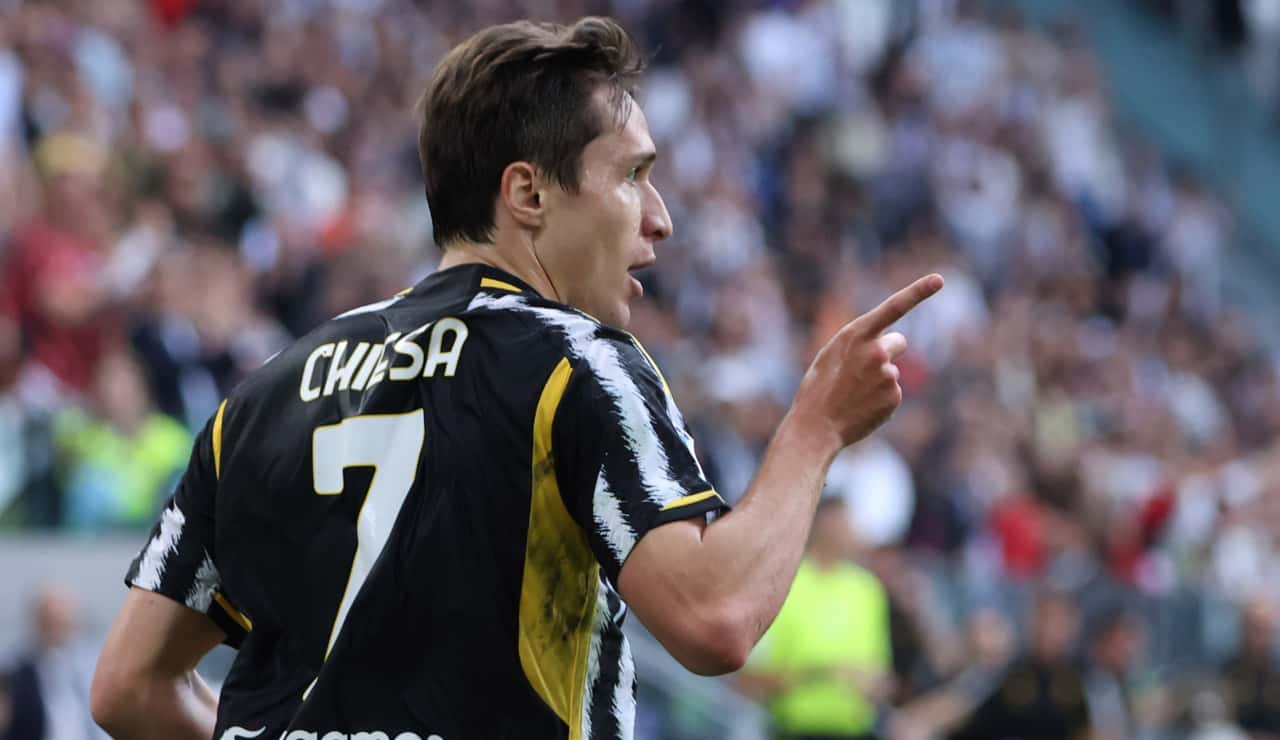 Federico Chiesa con la maglia della Juventus - Foto Lapresse - Dotsport.it