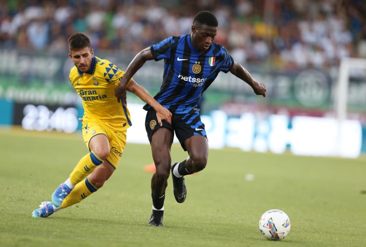 Kamatè in campo con la maglia dell'Inter - Foto Lapresse - Dotsport.it