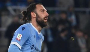 Muriqi con la maglia della Lazio - Foto Lapresse - Dotsport.it