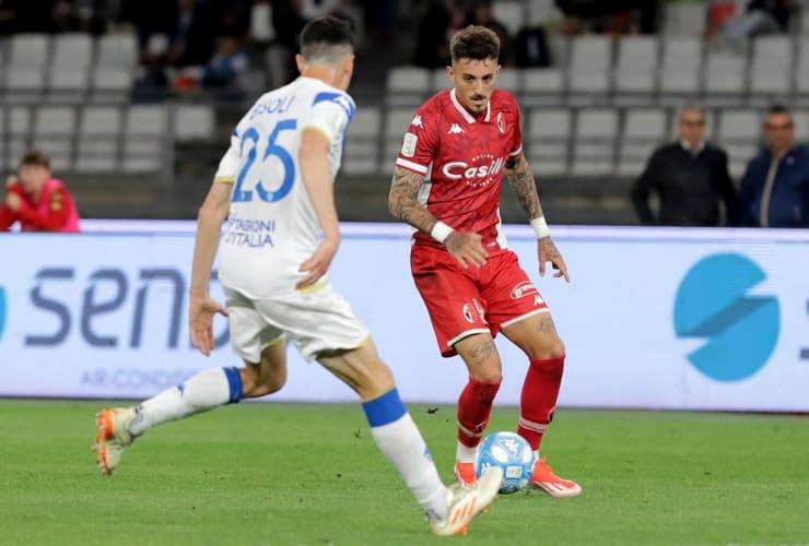 Nasti in campo con la maglia del Bari - Foto Lapresse - Dotsport.it