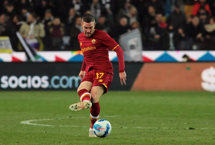 Veretout in campo con la maglia della Roma - Foto Lapresse - Dotsport.it