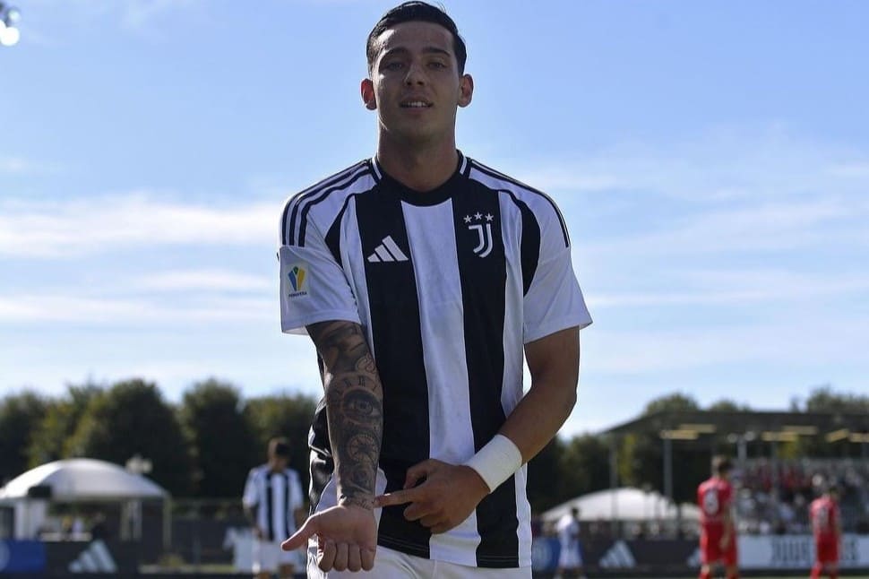 Alessio Vacca a segno con la maglia della Juventus Primavera - Foto dal profilo Instagram del giocatore - Dotsport.it