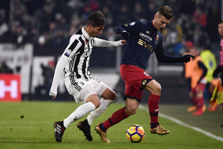 Biraschi contro la Juventus - Foto Lapresse - Dotsport.it