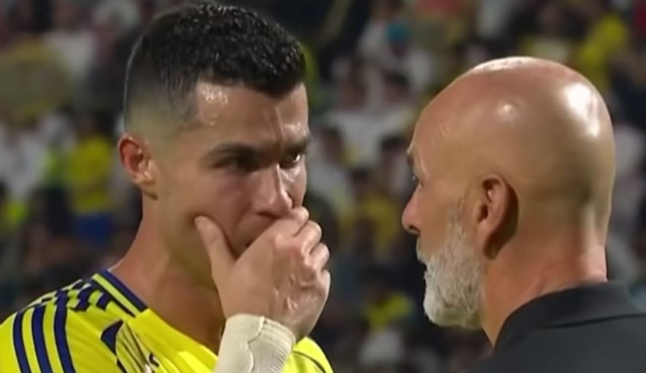 Cristiano Ronaldo a colloquio con Pioli - Foto Instagram - Dotsport.it