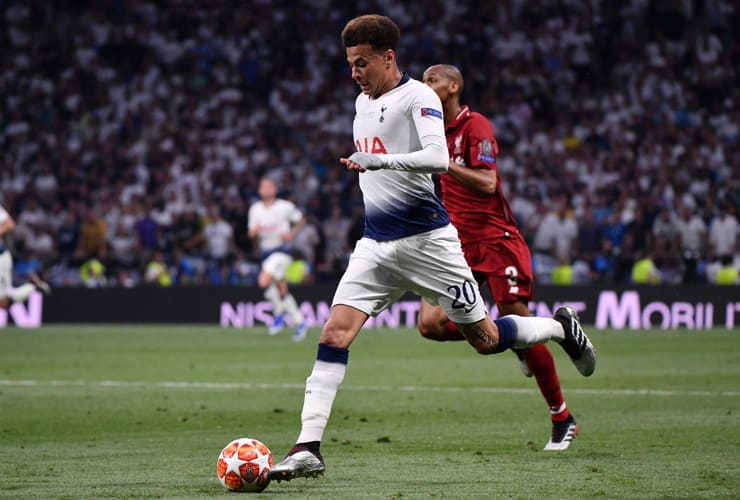 Dele Alli in campo con la maglia del Tottenham - Foto Lapresse - Dotsport.it