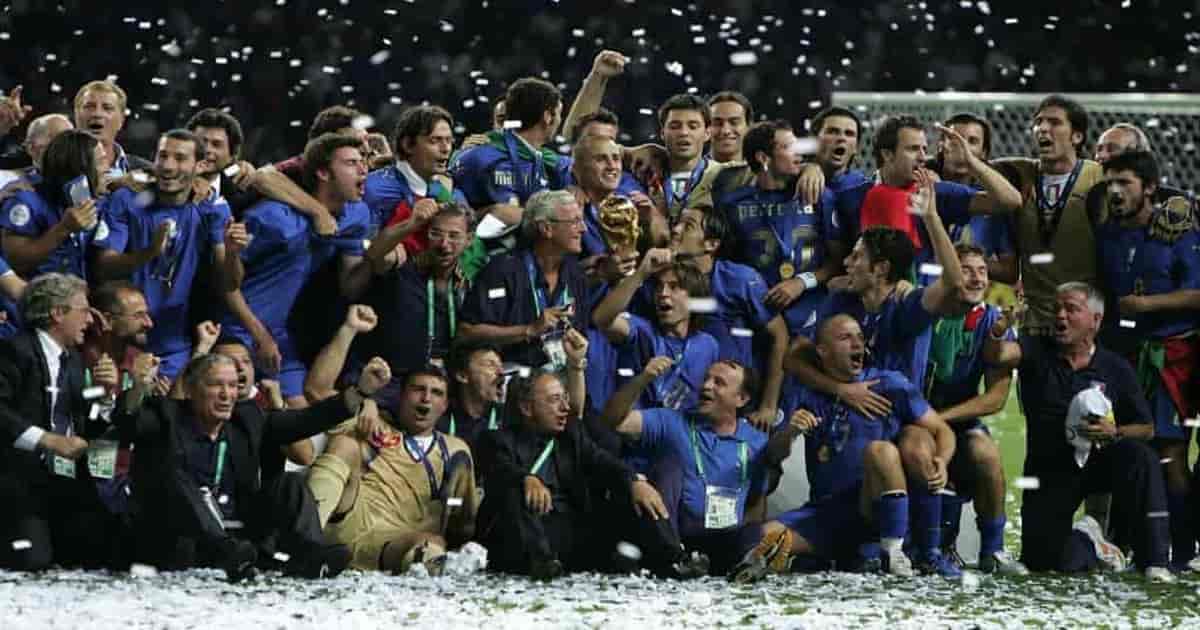 La vittoria dei Mondiali del 2006 - Foto Facebook - Dotsport.it