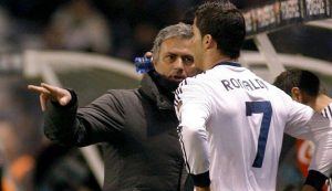 Mourinho e Ronaldo - Ansa - Dotsport.it