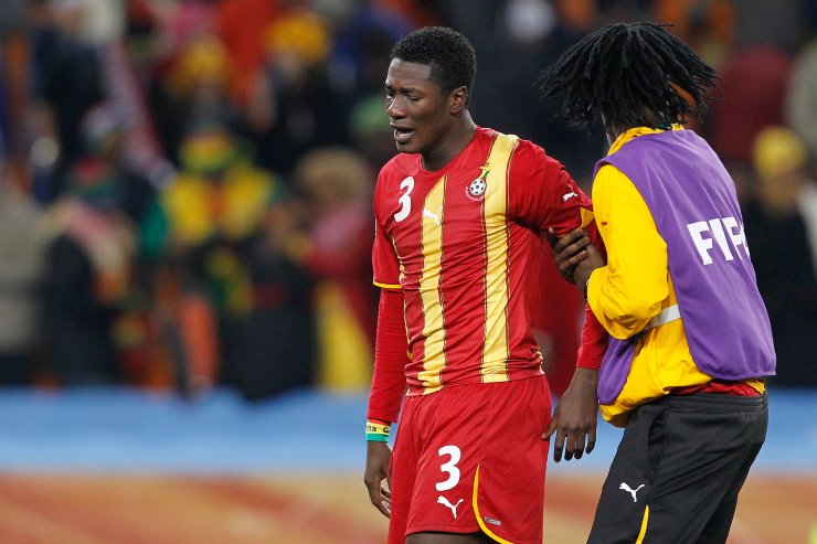 Asamoah Gyan ai Mondiali del 2010