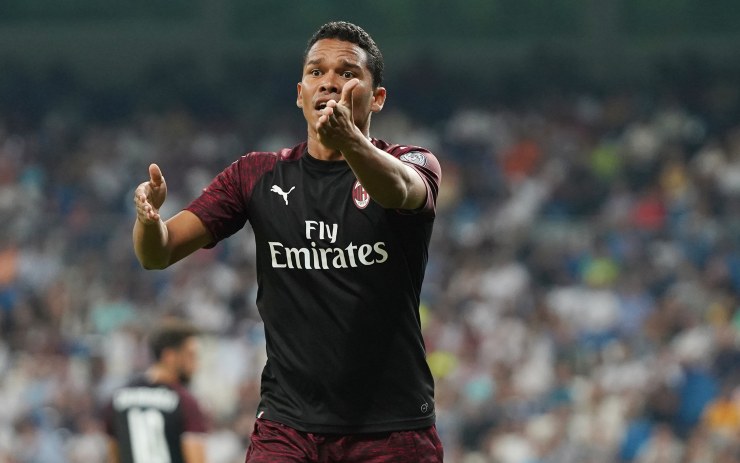 Carlos Bacca ai tempi del Milan