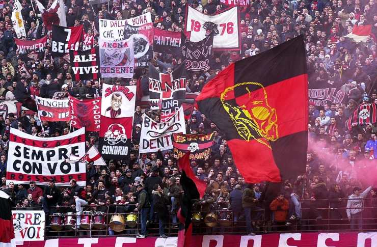 Lutto tra i tifosi del Milan