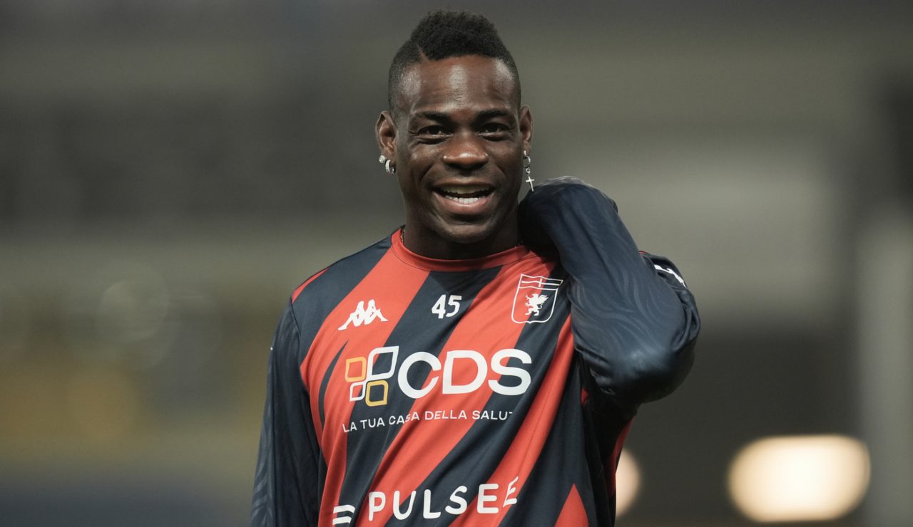 Balotelli addio al Genoa