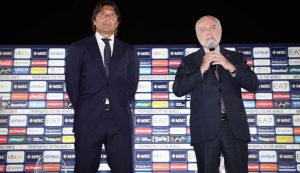 Aurelio De Laurentiis e Conte a rischio rottura