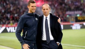 Allegri e Thiago Motta